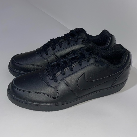 Nike Mens Ebernon Low Black Black Sneaker Size 10